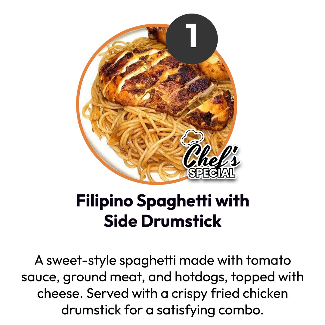 EXCLUSIVE 5 (+1 FREE) FILIPINO MEAL PLAN