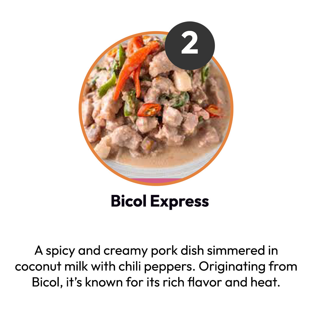 EXCLUSIVE 5 (+1 FREE) FILIPINO MEAL PLAN