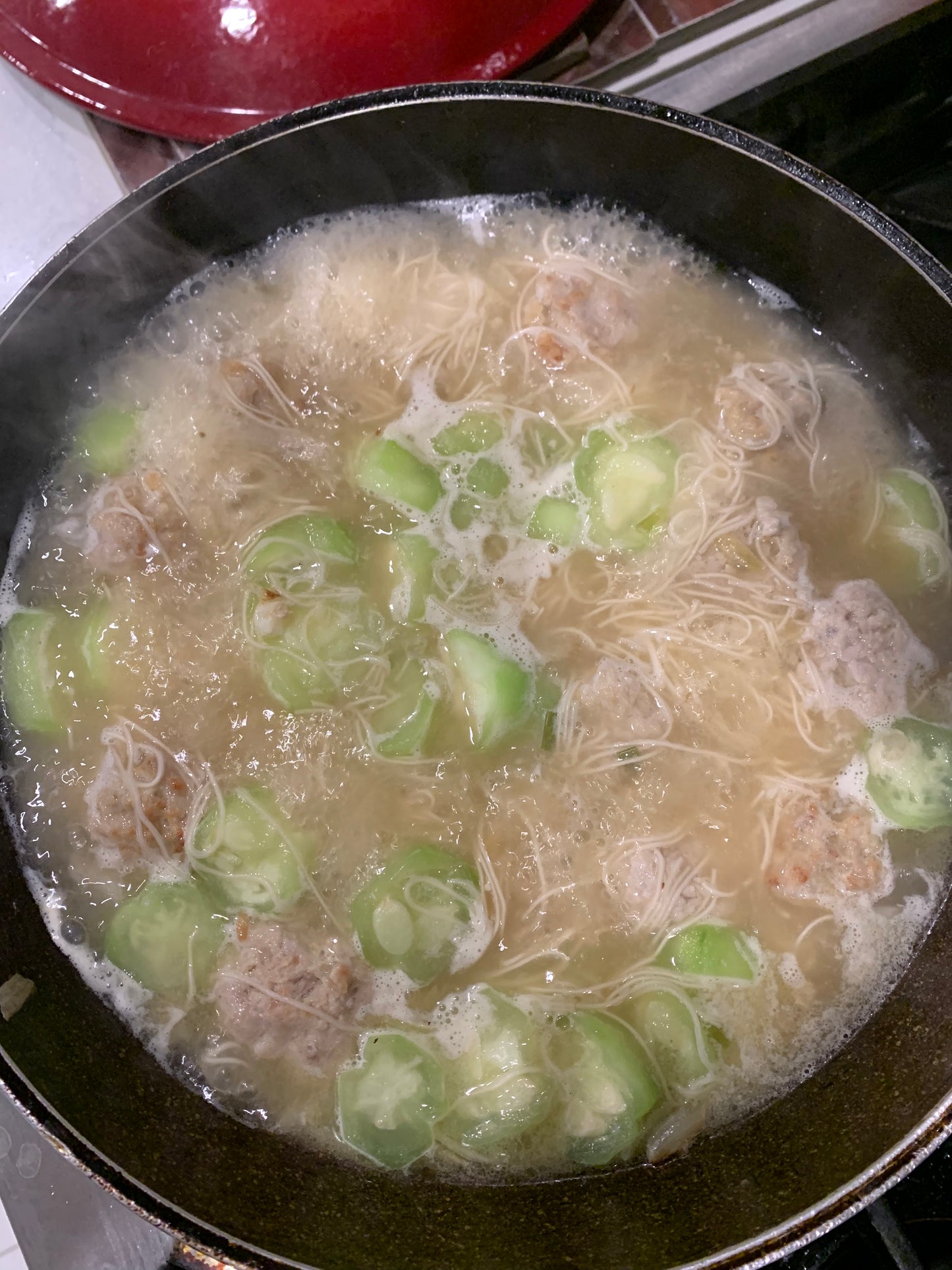 Miswa with Bola- Bola (Pork)