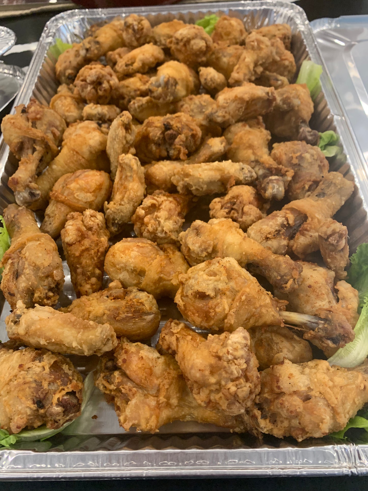 Fried Chicken (40pcs Chicken legs) or 60pcs mix legs/wings