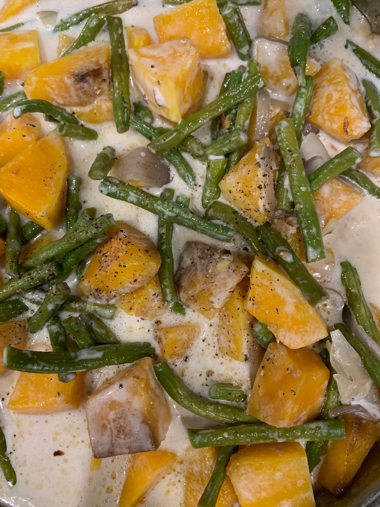 Ginataang Kalabasa at Sitaw