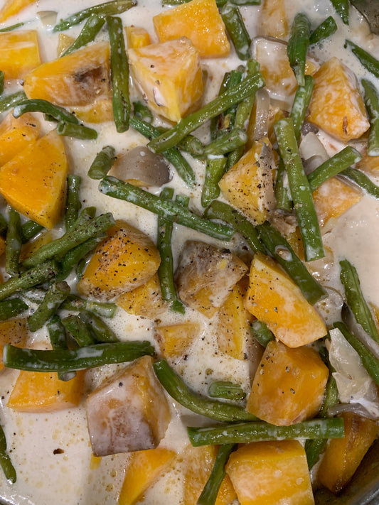 Ginataang Kalabasa at Sitaw