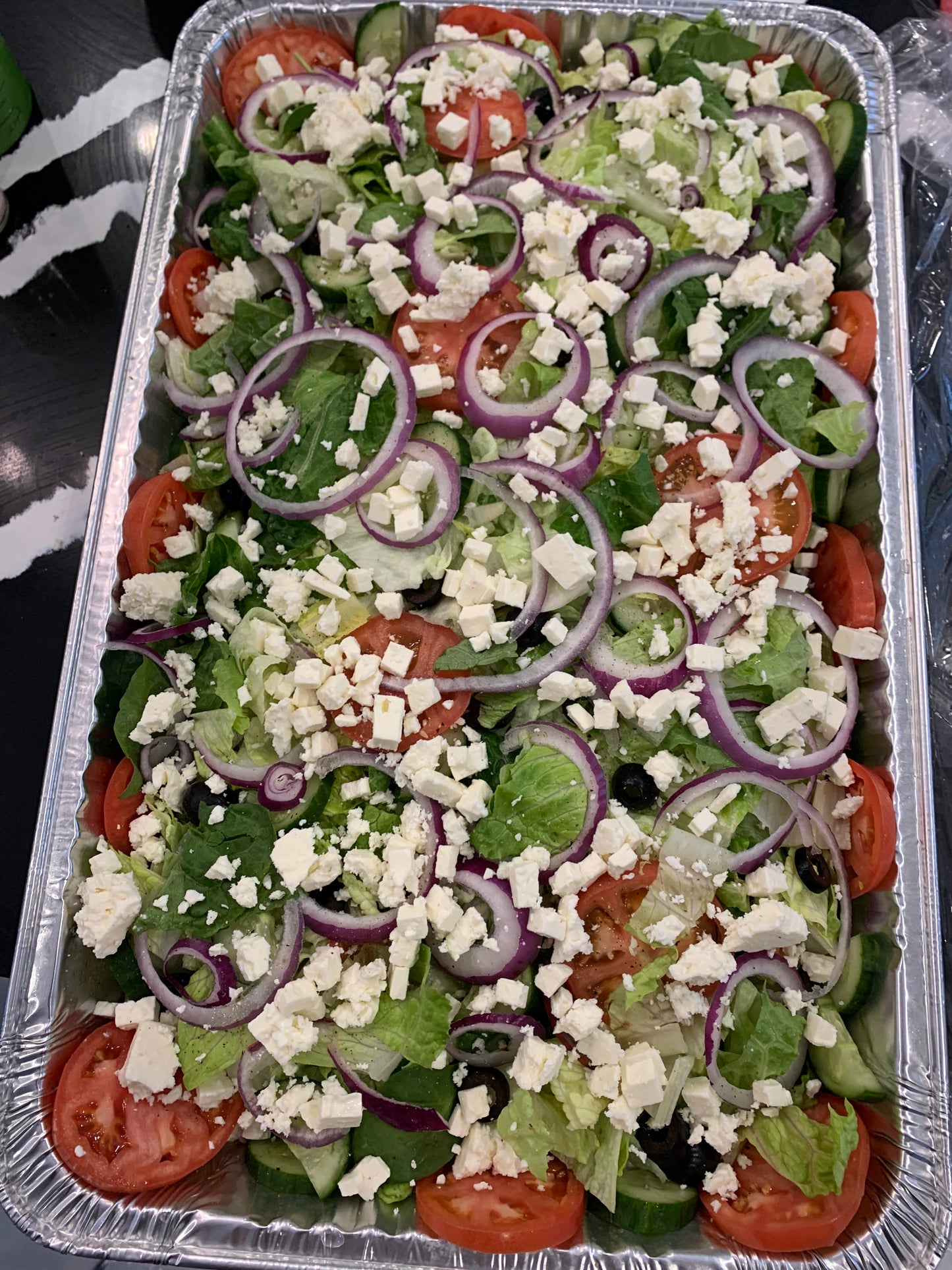 Greek Salad with EVOO Dressing